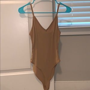 Tan bodysuit
